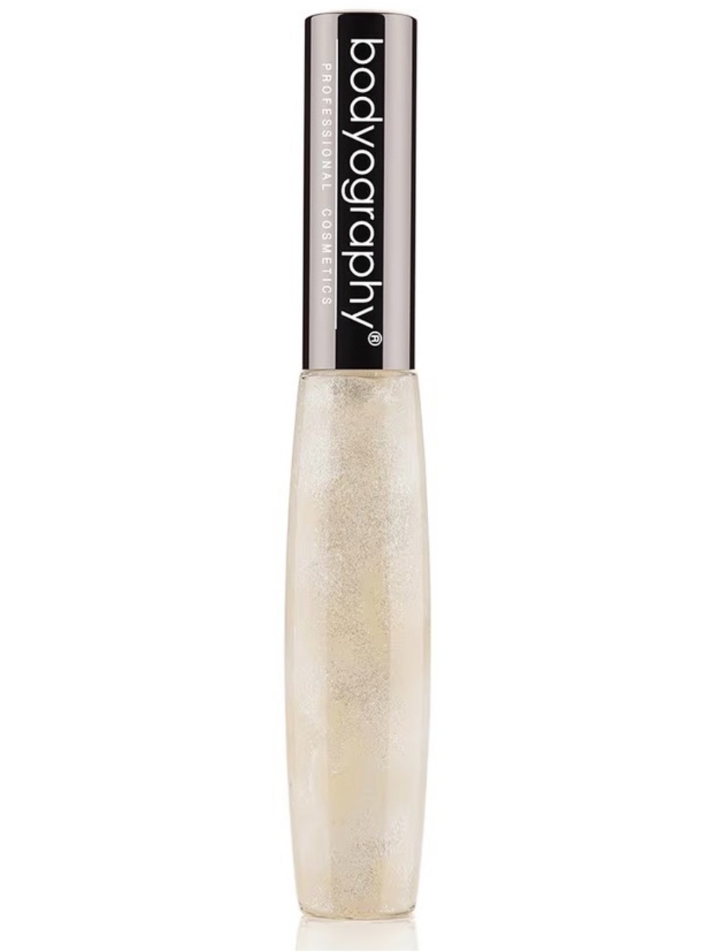 Bodyography SHINE Lip Gloss Vitamin A and Aloe Clear w/ Silver Glitter NEW PC